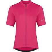 Madison Flux Women's Short Sleeve Jersey; magenta pink - size 16