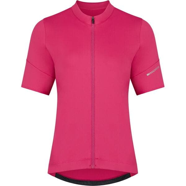 Madison Flux Women's Short Sleeve Jersey; magenta pink - size 14