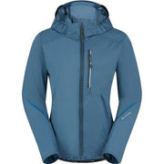 Madison Roam Women's Lightweight Windproof Packable Jacket; lake blue - size 16