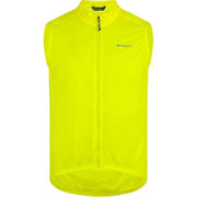 Madison Flux Men's Ultra Packable Waterproof Gilet; yellow - medium