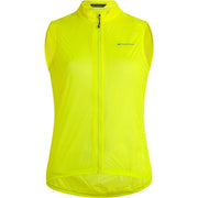 Madison Flux Women's Ultra Packable Waterproof Gilet; yellow - size 10