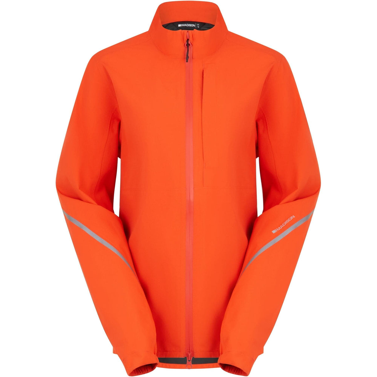 Madison Freewheel Women's Waterproof Jacket; magma red - size 14