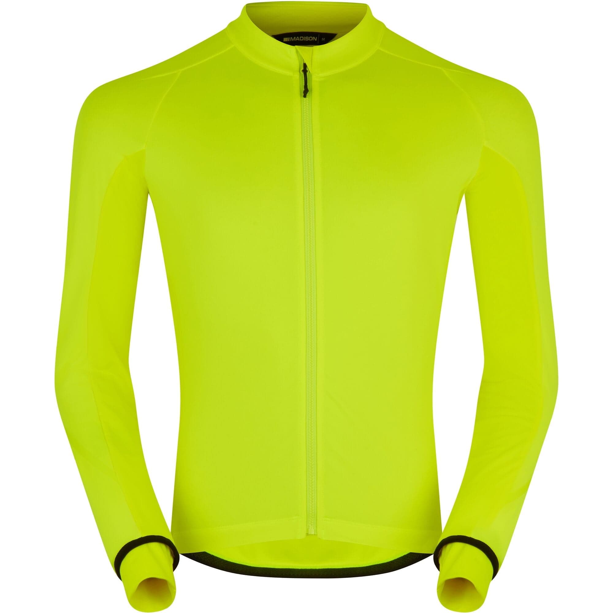 Madison DTE Men's Isoler Thermal Long Sleeve Jacket; hi viz yellow - xx-large