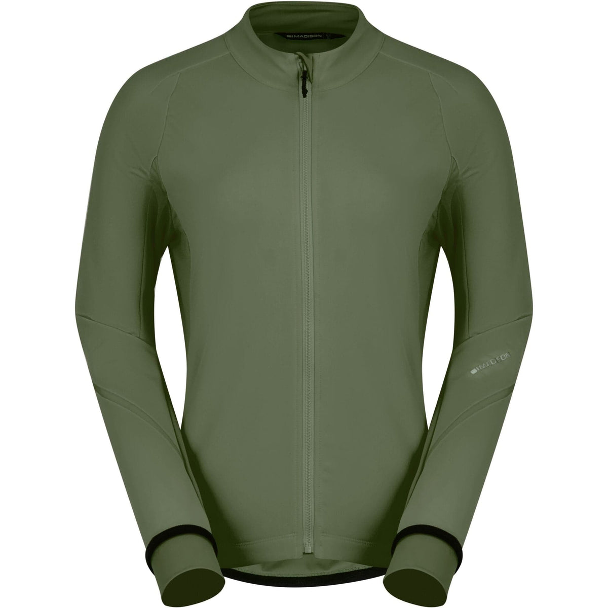 Madison DTE Women's Isoler Thermal long Sleeve Jacket; midnight green - size 12