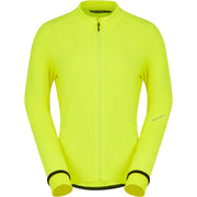 Madison DTE Women's Isoler Thermal long Sleeve Jacket; hi viz yellow - size 12