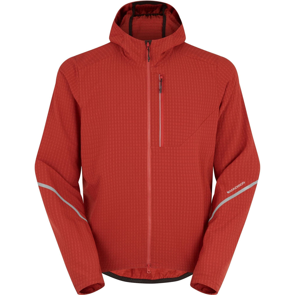 Madison Roam Men's Isoler Thermal Trail Jacket; mineral red - large