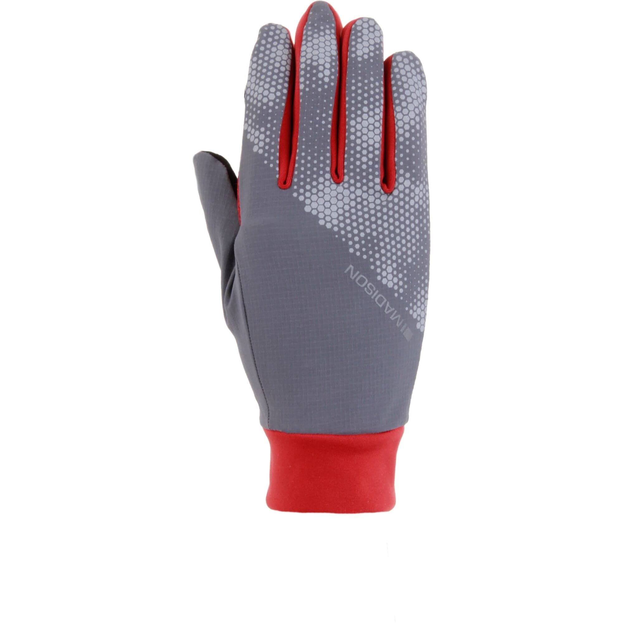 Madison Freewheel Stellar-Tech Windproof Gloves; mineral red / castle grey - x-large