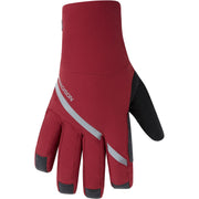 Madison DTE Waterproof Primaloft Thermal Gloves; burgundy red - large