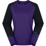 Madison Flux Women's Long Sleeve Trail Jersey; plasma purple / black - size 16
