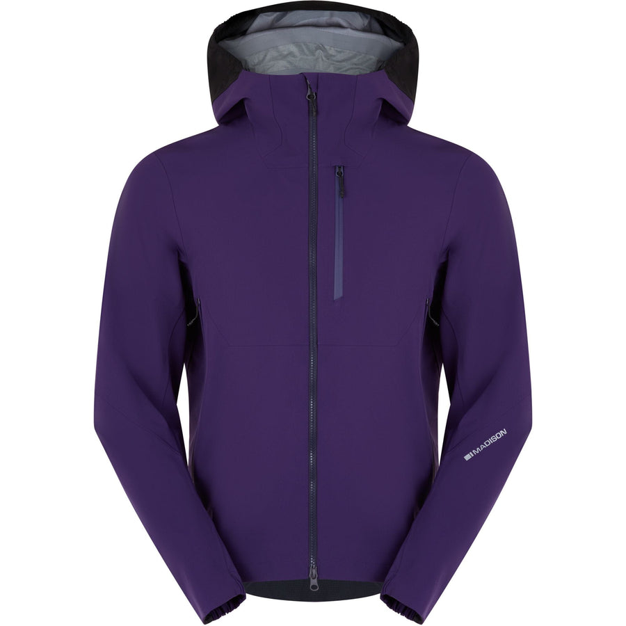 Madison DTE 3-Layer Men's Waterproof Jacket; plasma purple
