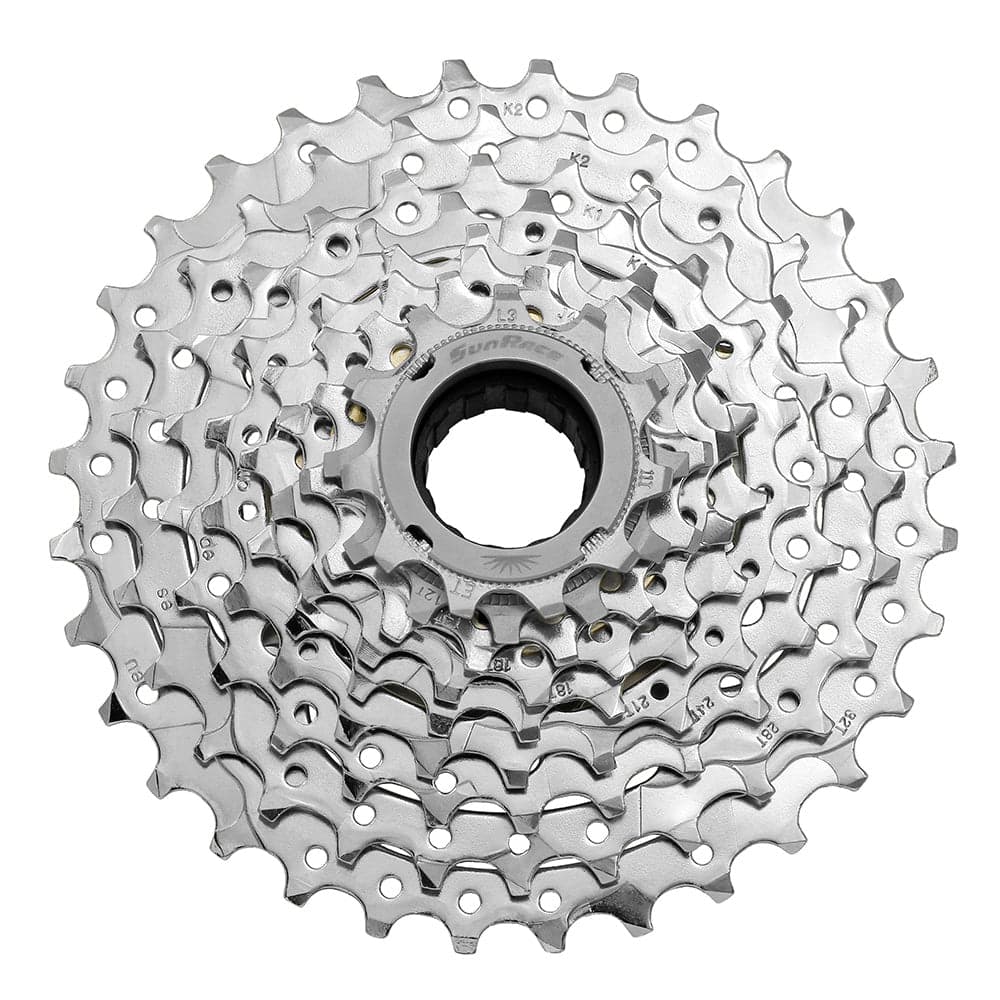 SunRace MFEX9 - 9 Speed Freewheel Chrome 9spd