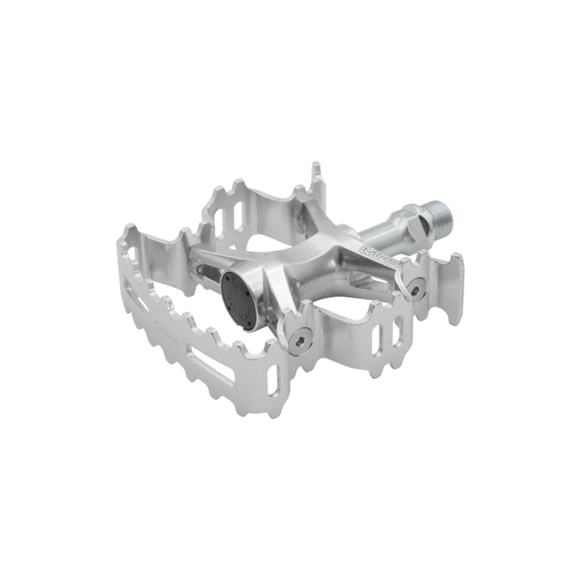 MKS Aurora Pedals: SILVER 9/16"