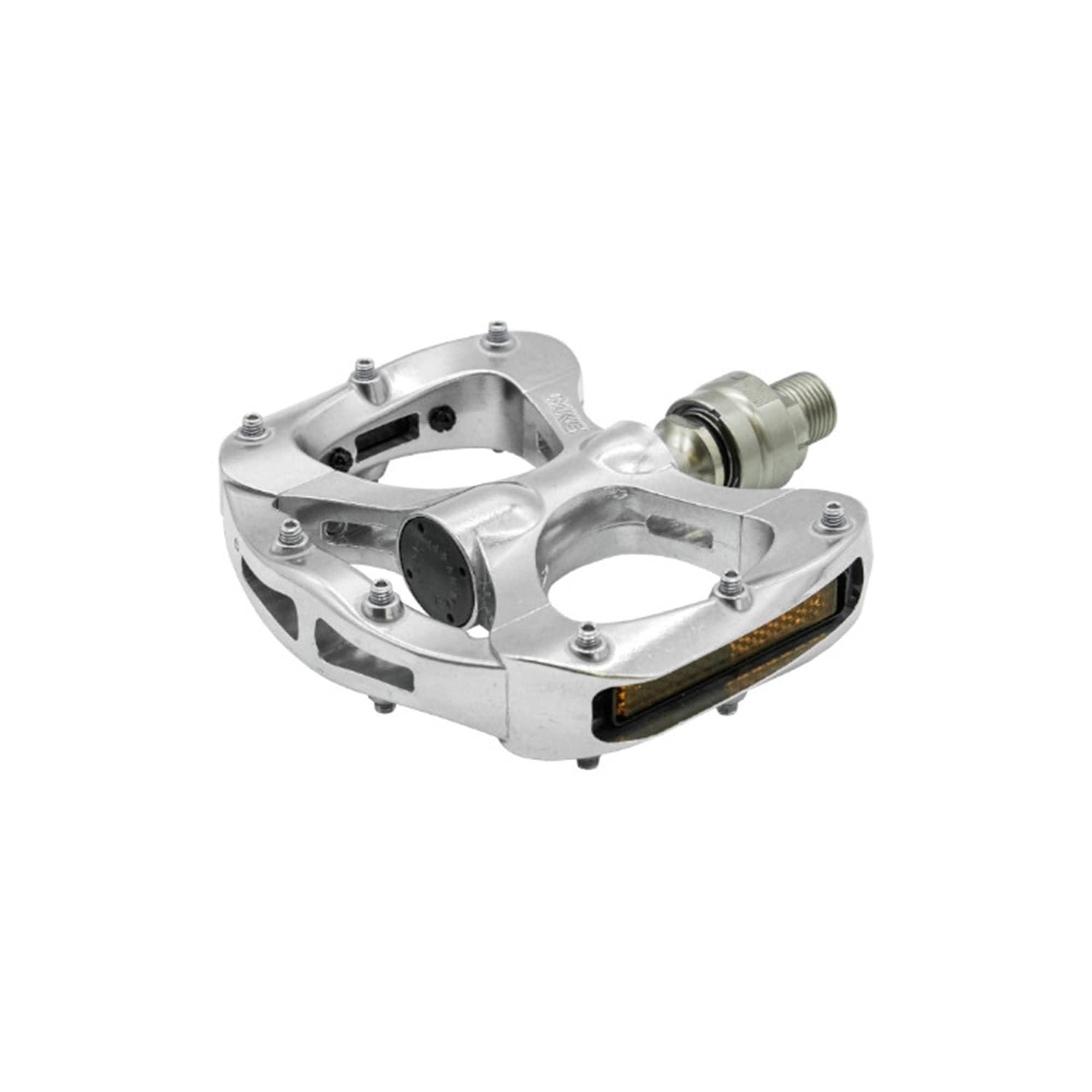 MKS Pretzel Ezy Superior Flat Pedal: SILVER 9/16"