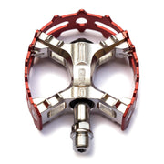 MKS XC-III Bear Trap Colour Edition Pedals: RED 9/16"