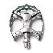 MKS XC-III Bear Trap Colour Edition Pedals: GREEN 9/16"