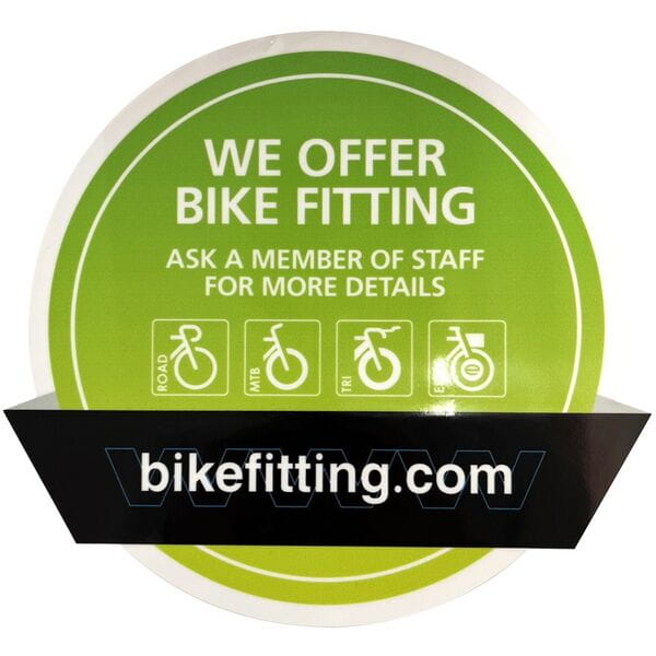Bikefitting Window Cling