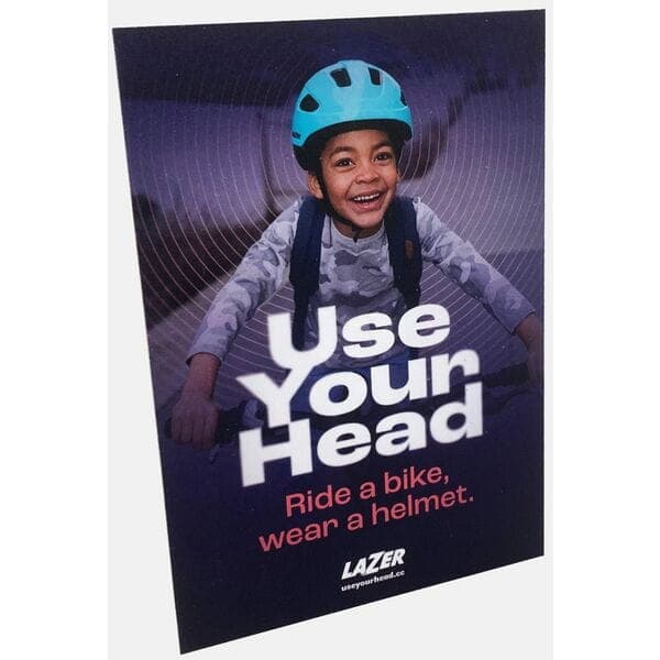 Lazer Use Your Head A4 Strut Card - Kids