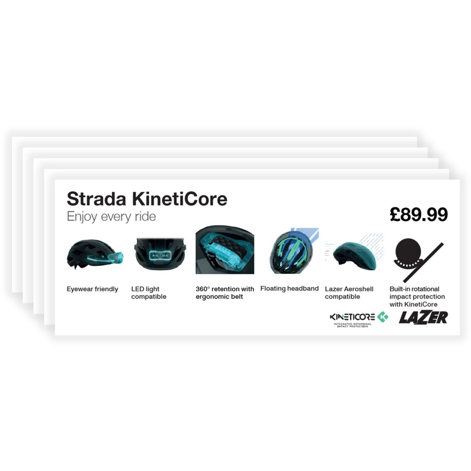 Lazer Lazer KC Talker Card Strada Pack of 5 – BikeParts.co.uk