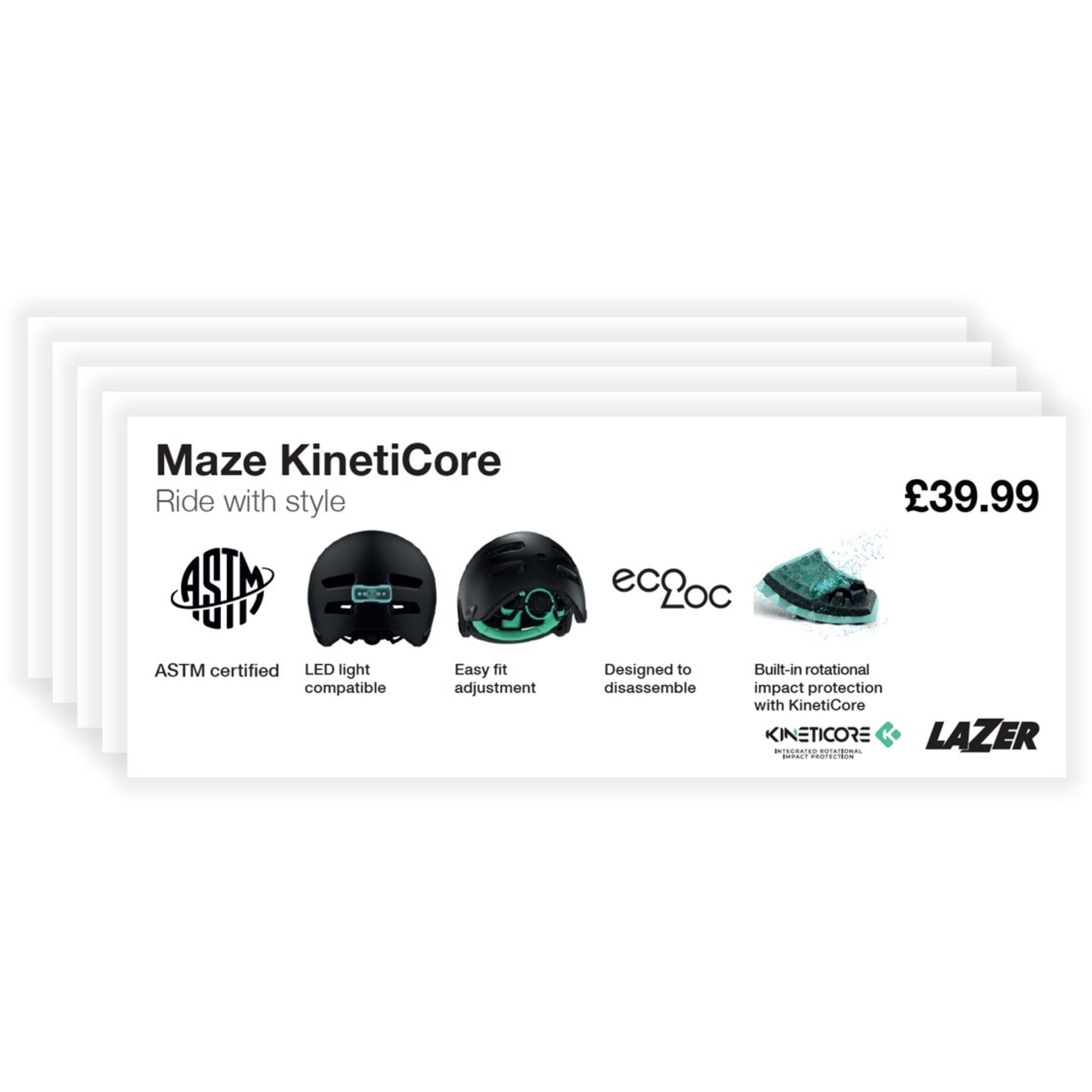 Lazer Lazer KC Talker Card Maze Pack of 5 – BikeParts.co.uk