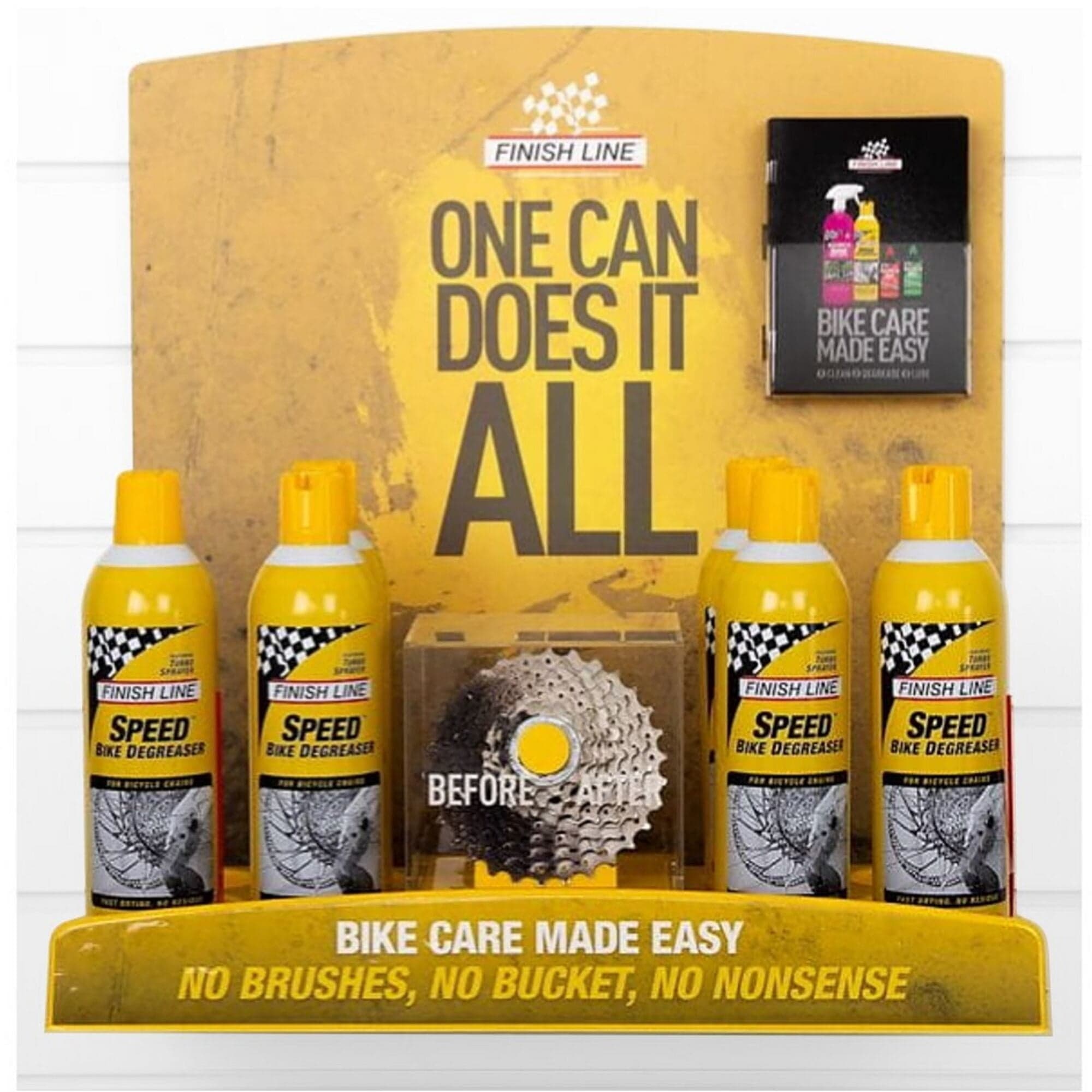 Finish Line Speed Clean unstocked POS