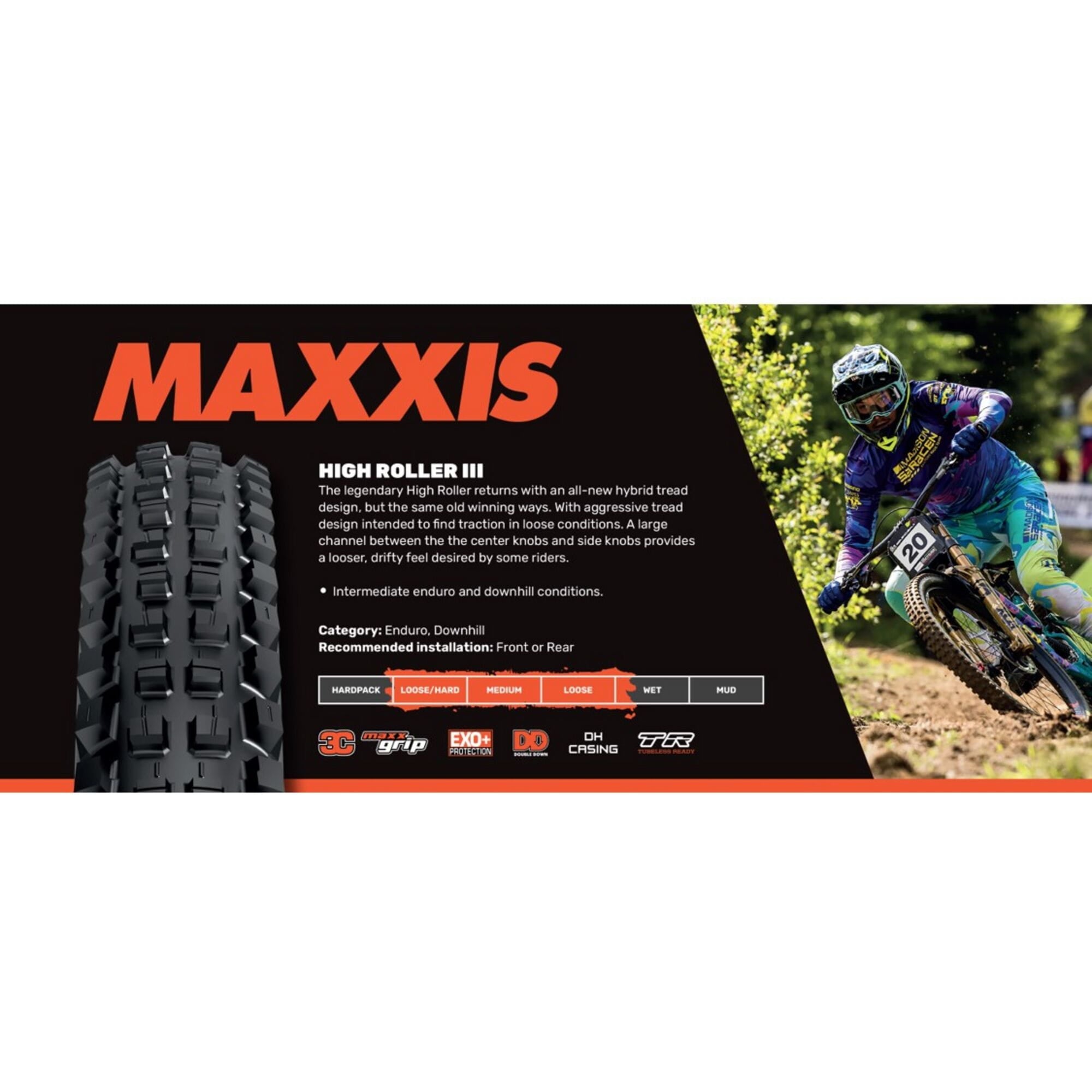 Maxxis Maxxis Small Mag Graphic High Roller III