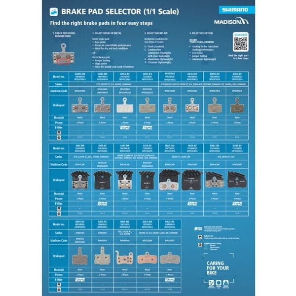 Shimano CFYB Shimano A2 Brake Pad Poster