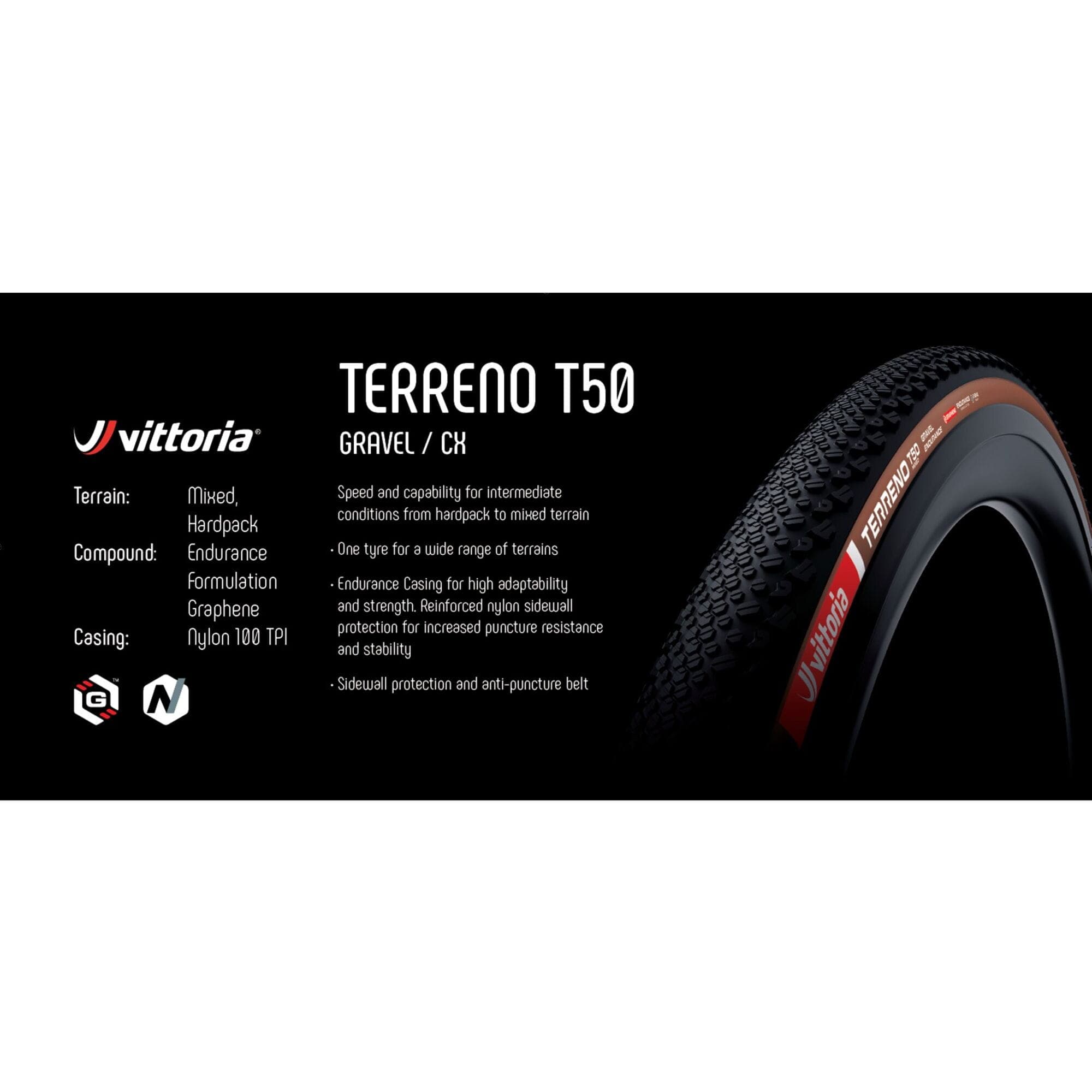 Vittoria Terreno T50 Mag Graphic Small