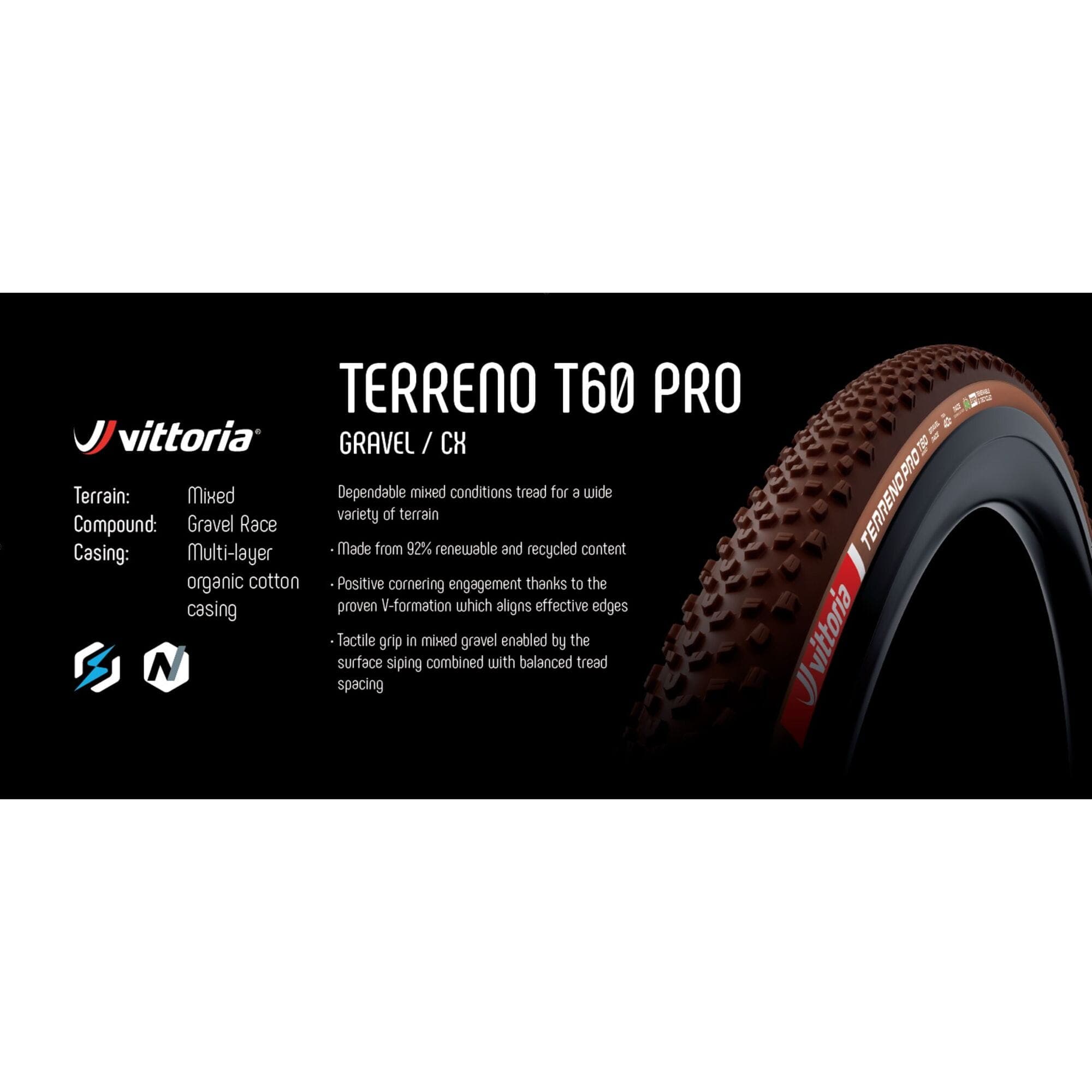 Vittoria Terreno T60 Pro Mag Graphic Small
