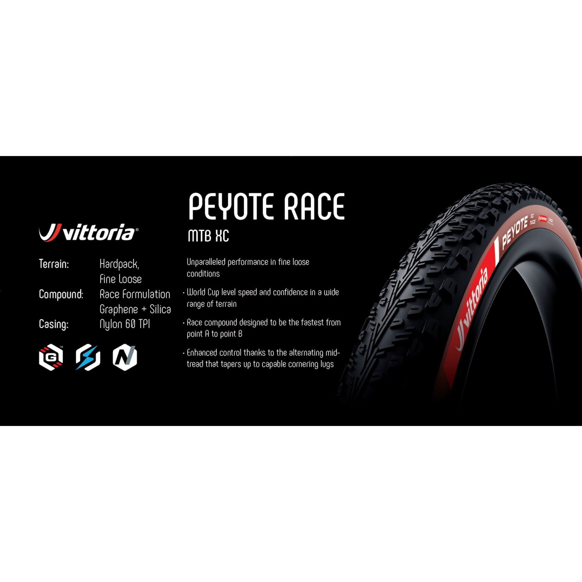 Vittoria Peyote Race Mag Graphic Small