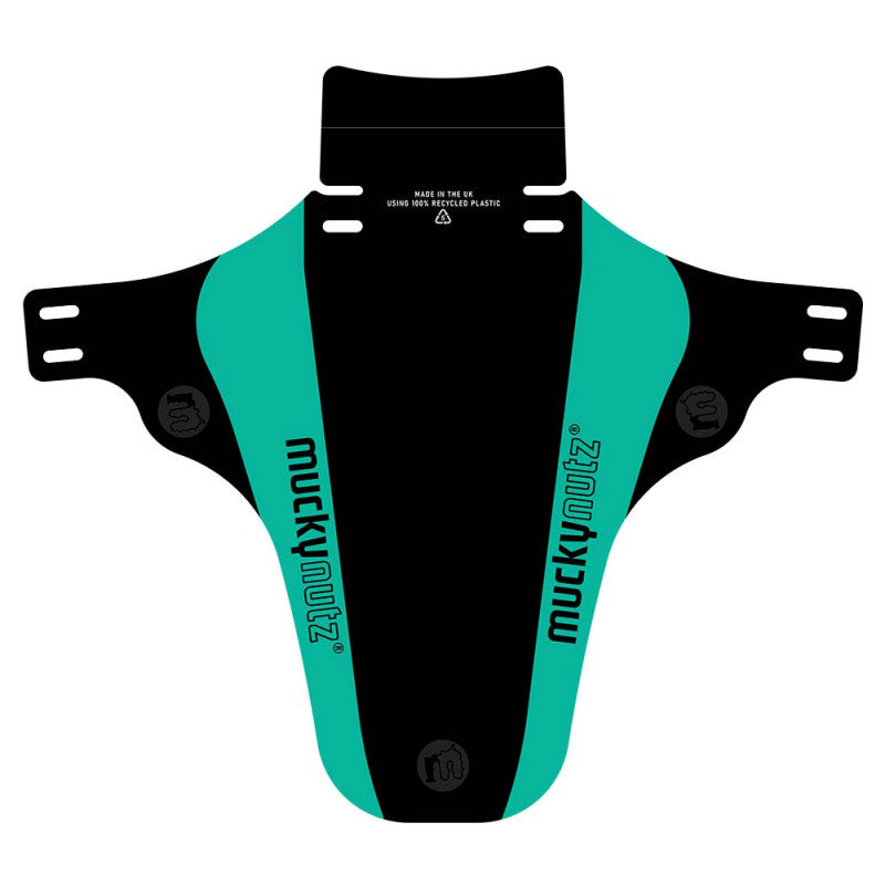 Mucky Nutz Face Fender V2 Black/Teal Front