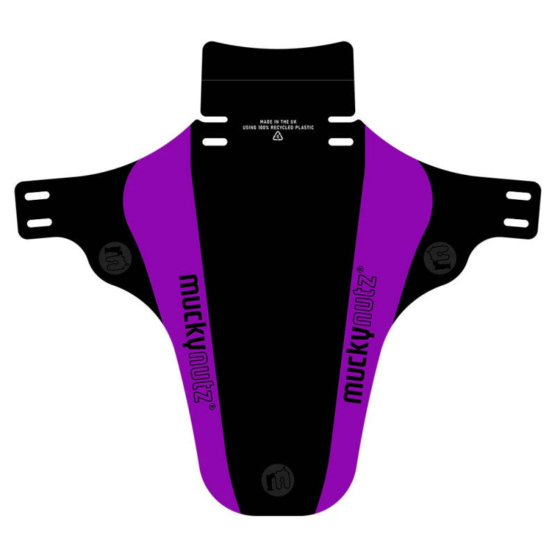 Mucky Nutz Face Fender V2 Black/Purple Front