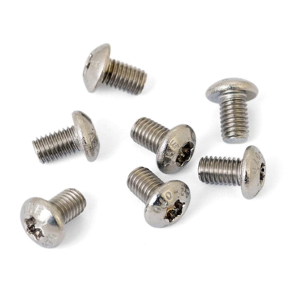 ID Torx Button Cap Bolts Silver M5x8mm