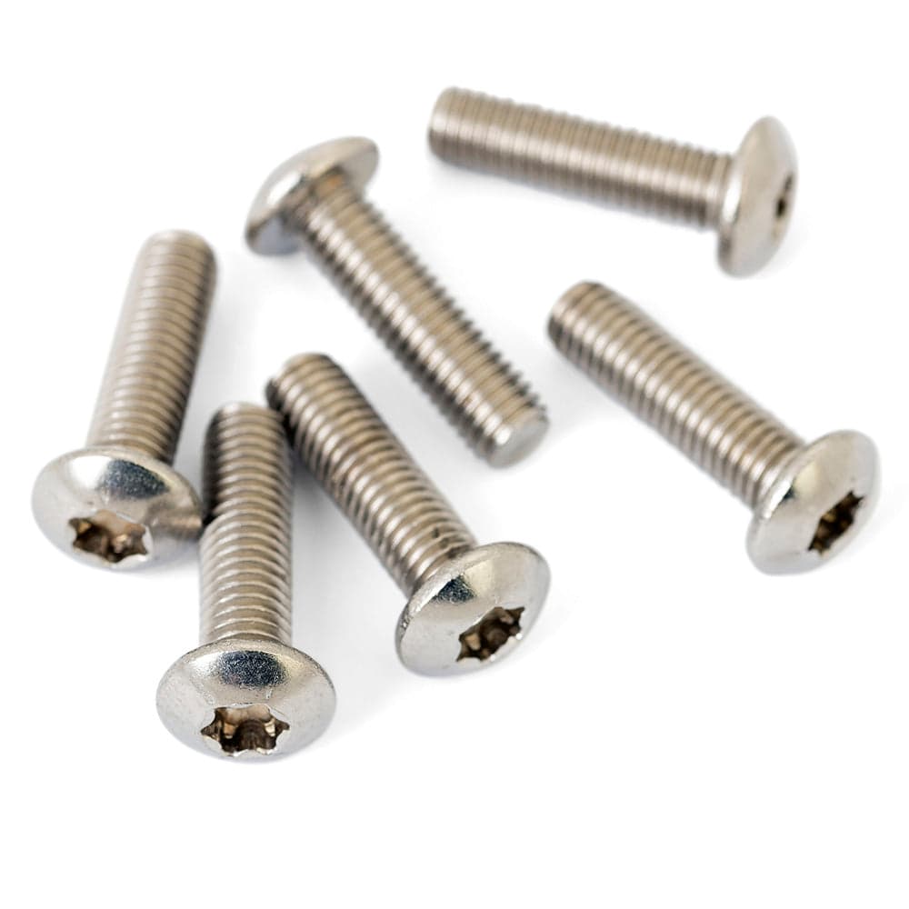 ID Torx Button Cap Bolts Silver M5x18mm