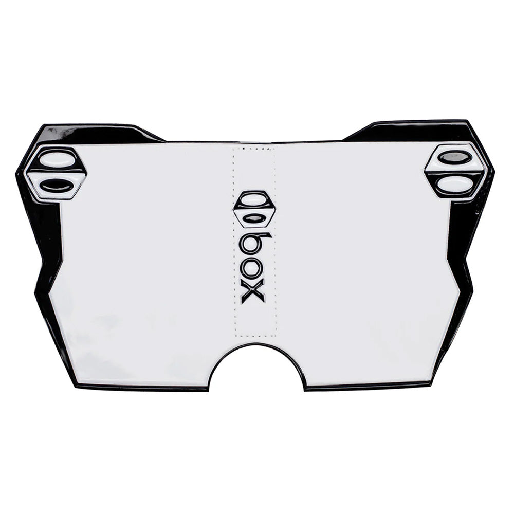 BOX BMX Two Side Number Plate Black Side