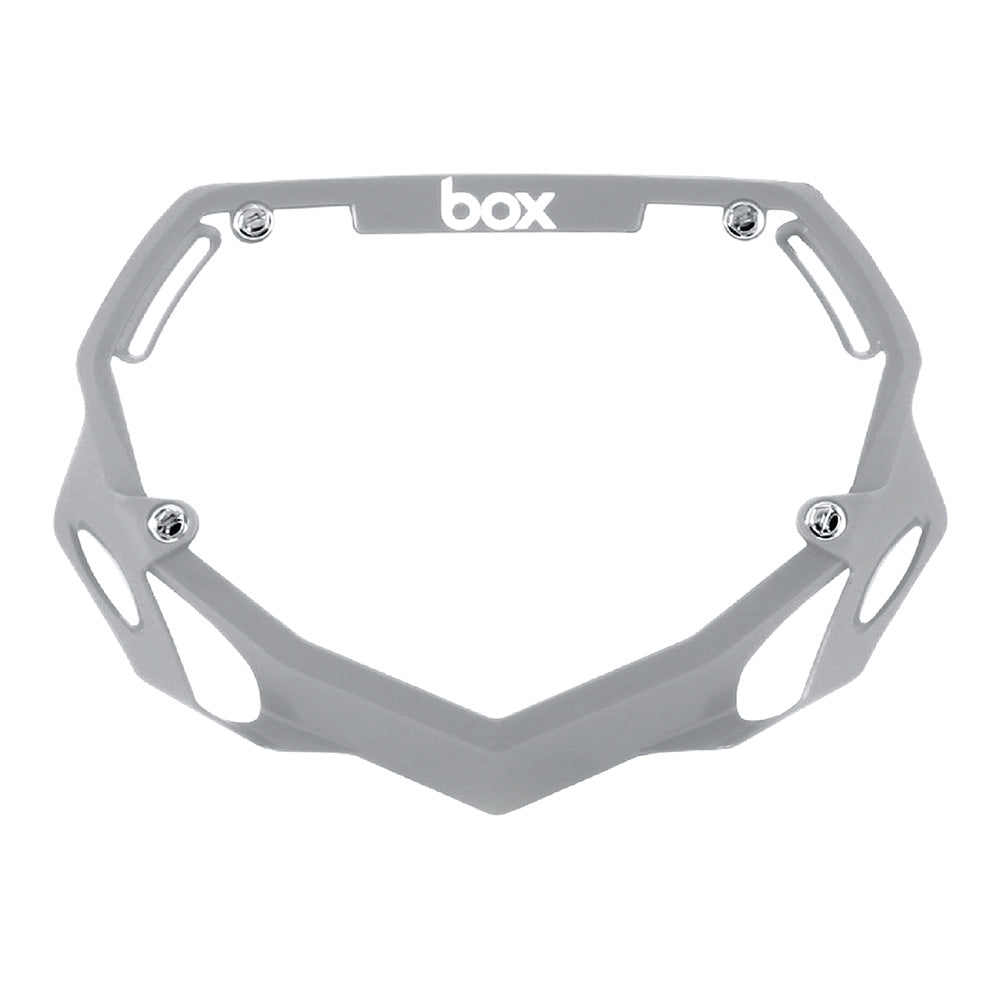 BOX BMX Box Two Number Plate - Small Grey Small