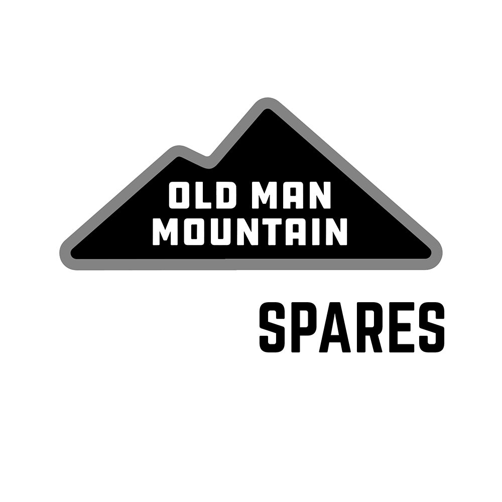Old Man Mountain DRO102 - Divide Rack dropout kit  Black