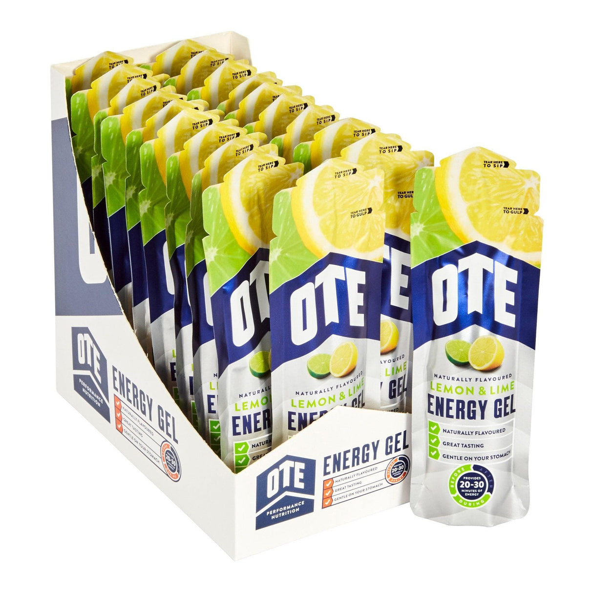 OTE Sports Energy Gel  Lemon Lime 20 x 56g