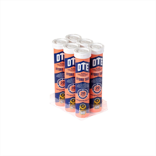OTE Sports Hydro Tab  50mg Caff  Pink (6 x 20 tab tubes)