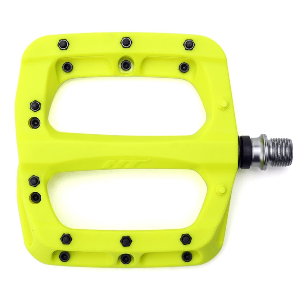 HT Components PA03A Pedals Neon Yellow 9/16"