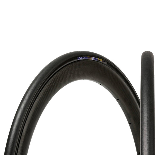 Panaracer Agilest Duro Folding Road Tyre: Black/Black 700X28C