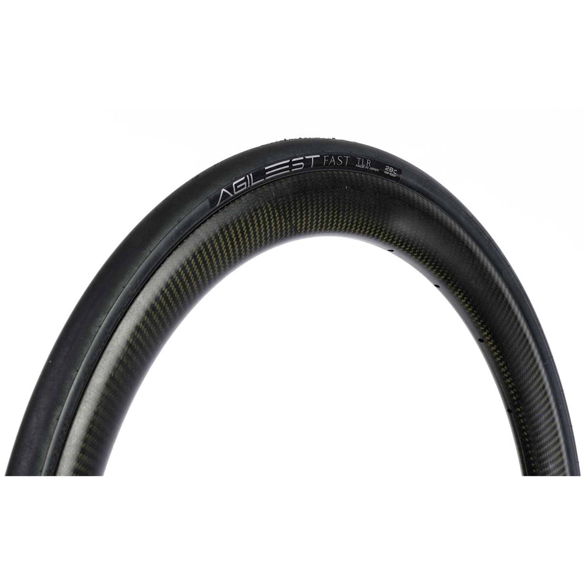 Panaracer Agilest Fast TLR Folding Road Tyre: BLACK/BLACK 700c