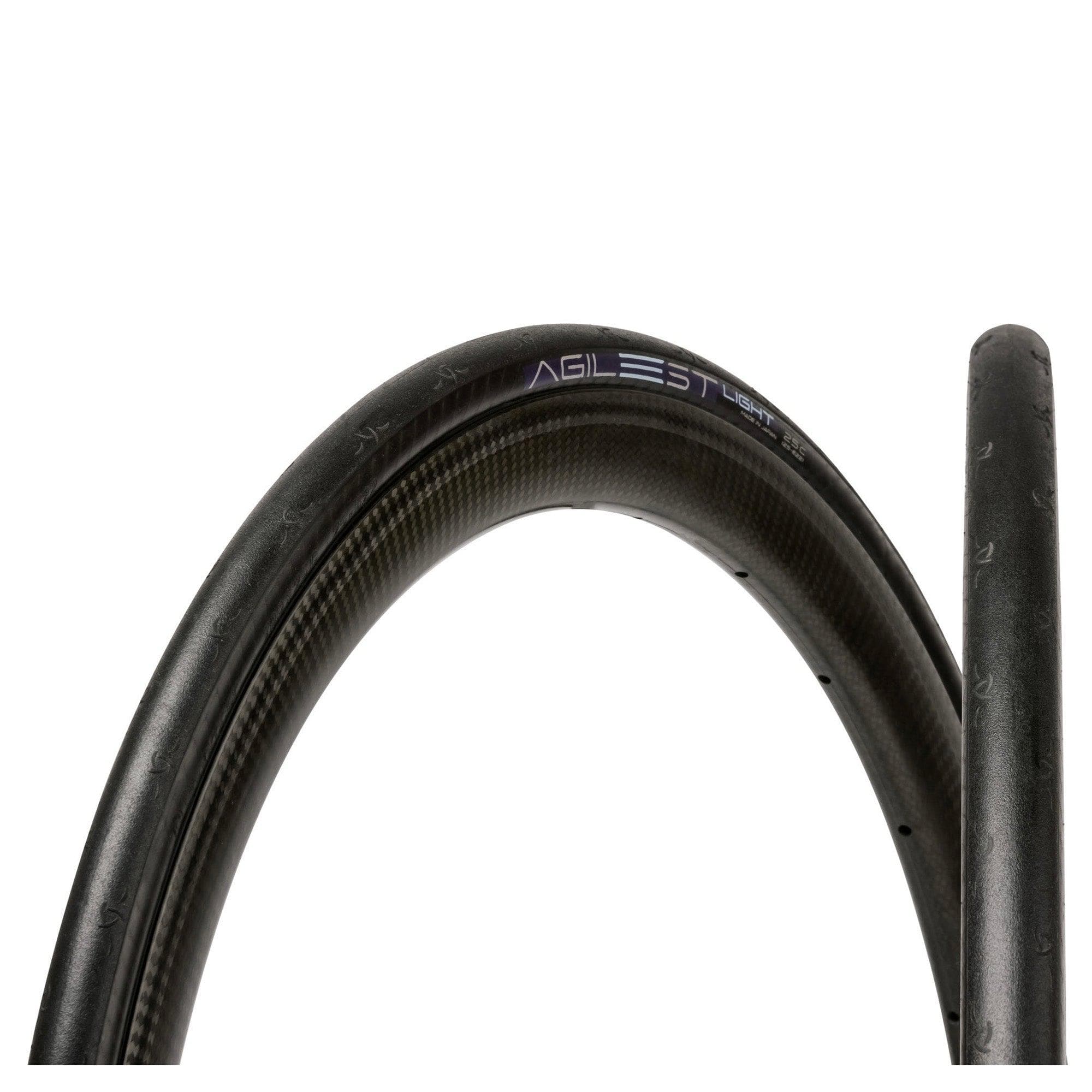 Panaracer Agilest Light Folding Road Tyre: Black/Black - 700c
