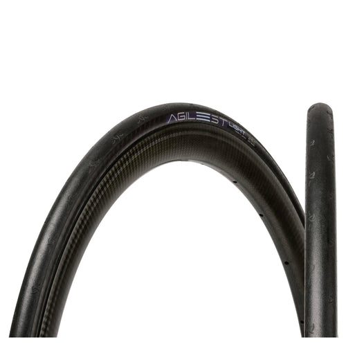 Panaracer Agilest Light Folding Road Tyre: Black/Black 700X25C