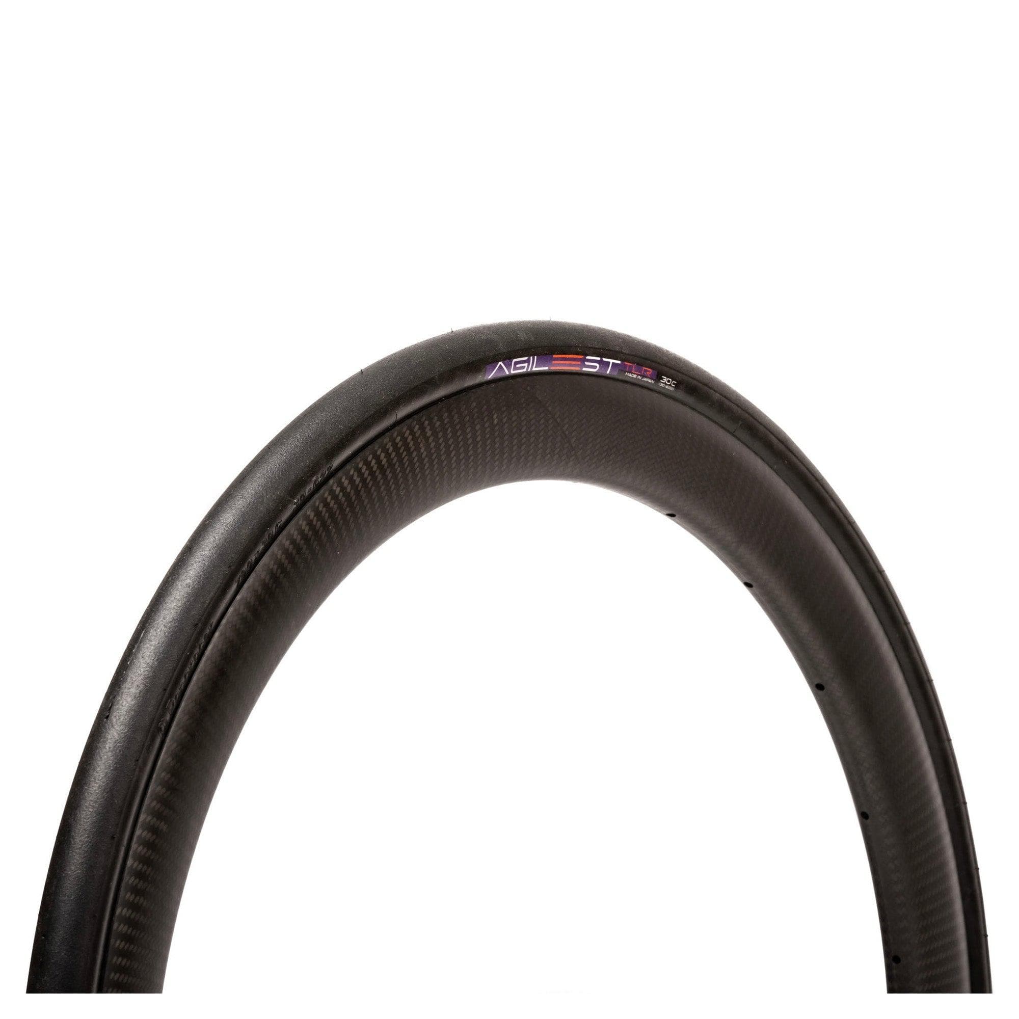 Panaracer Agilest Tlr Folding Road Tyre: Black/Black - 700c