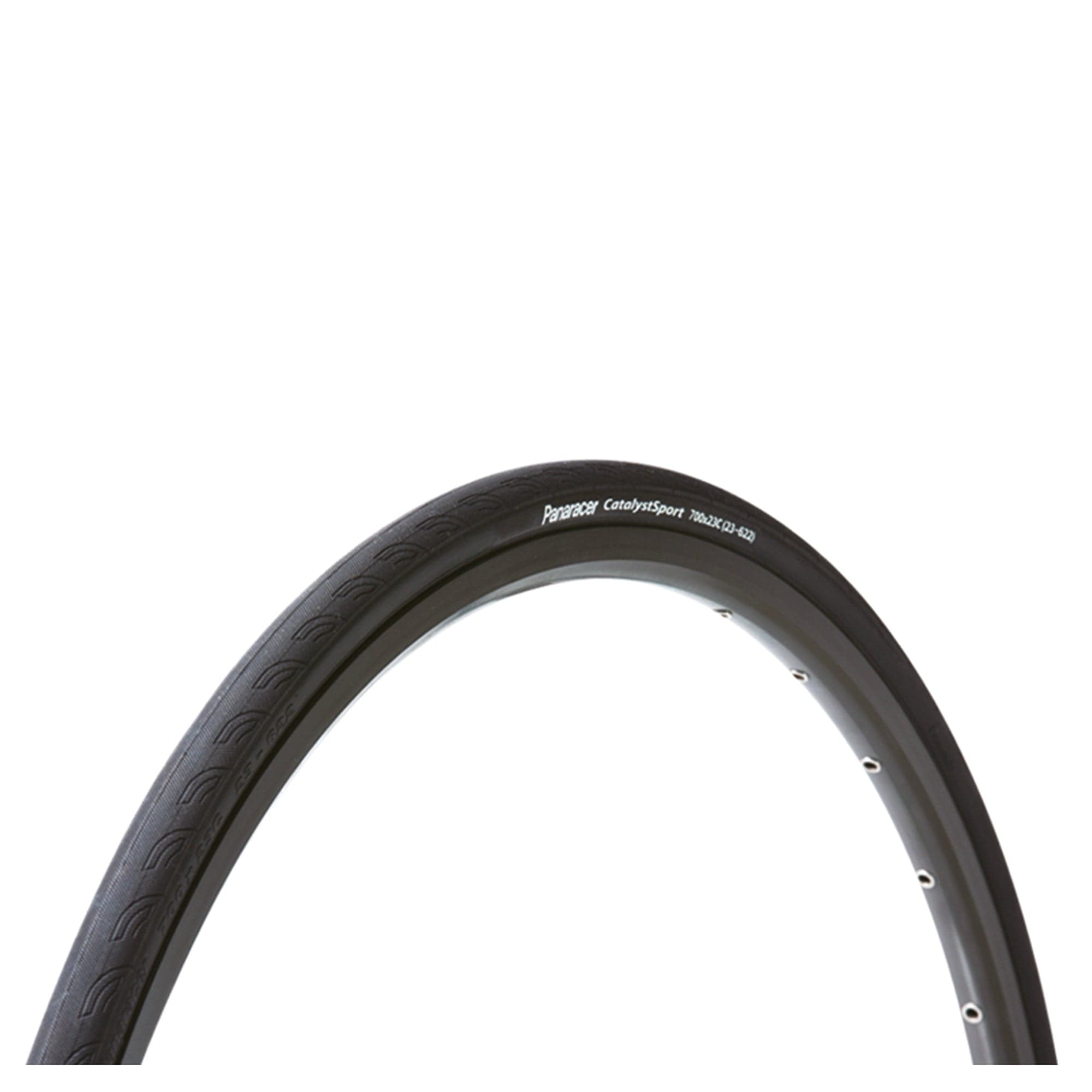 Panaracer Catalyst Folding Road Tyre: Black/Black 700X25C
