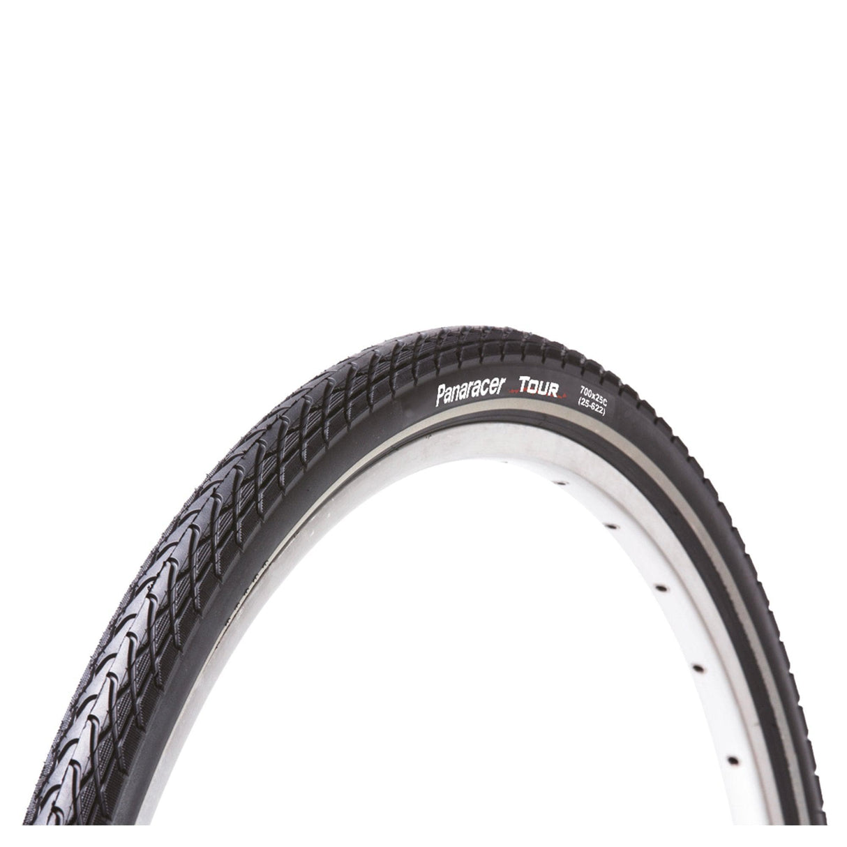 Panaracer Tour Wire Bead Tyre: Black/Black 26X1.75"