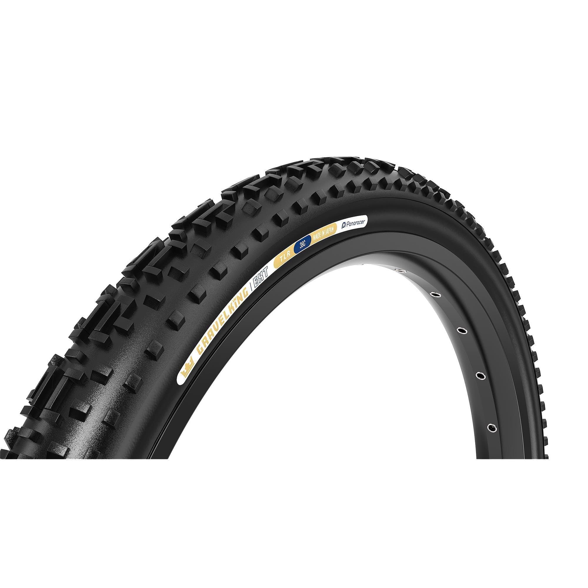 Panaracer Tlr Gravelking Ext Tlr Gravel Tyre: Black/Black 700X38C