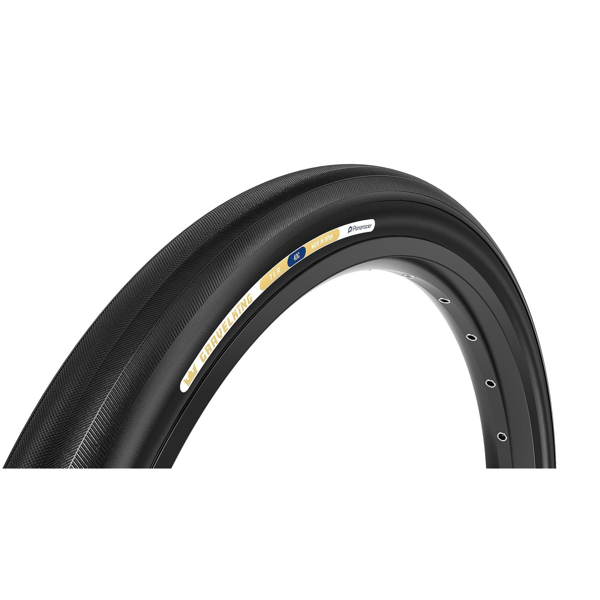 Panaracer TLR GravelKing Slick TLR Gravel Tyre: BLACK/BLACK 700X45C