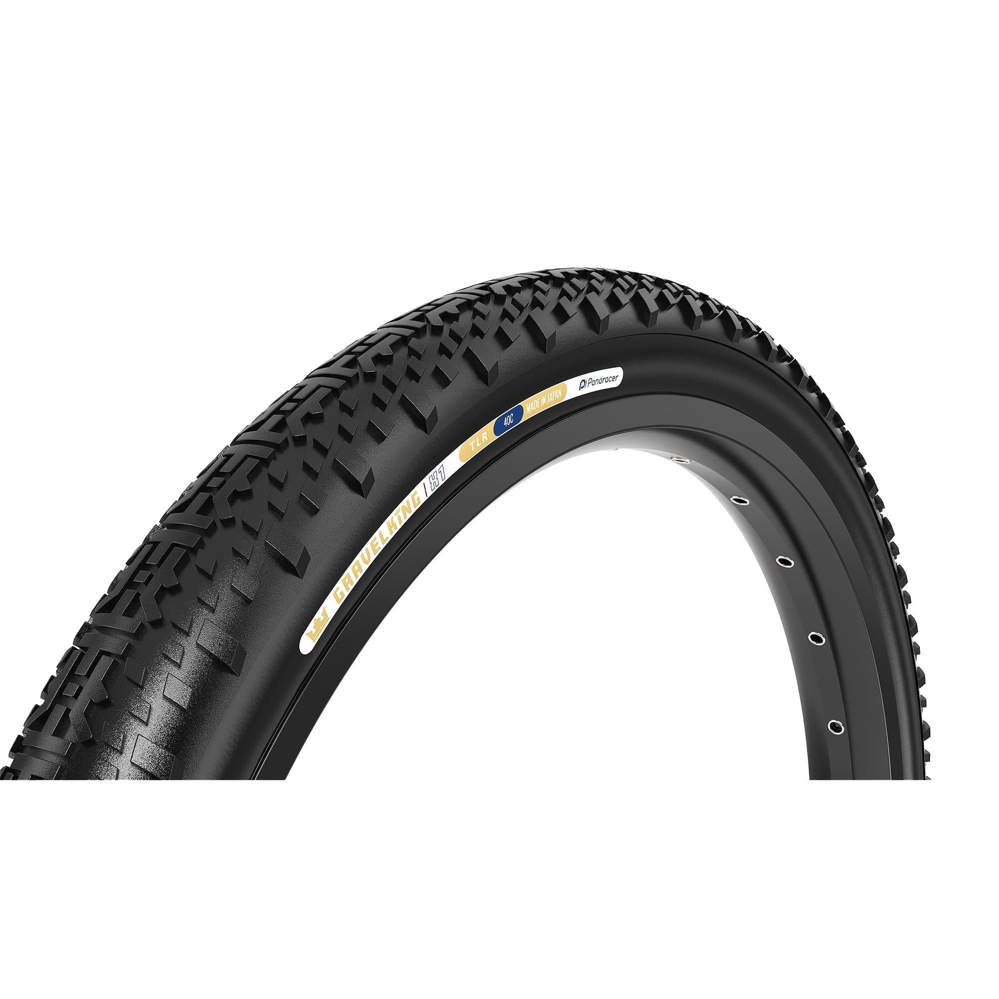Panaracer TLR GravelKing X1 TLR Gravel Tyre: BLACK/BLACK 650B X 48C / 27.5 X