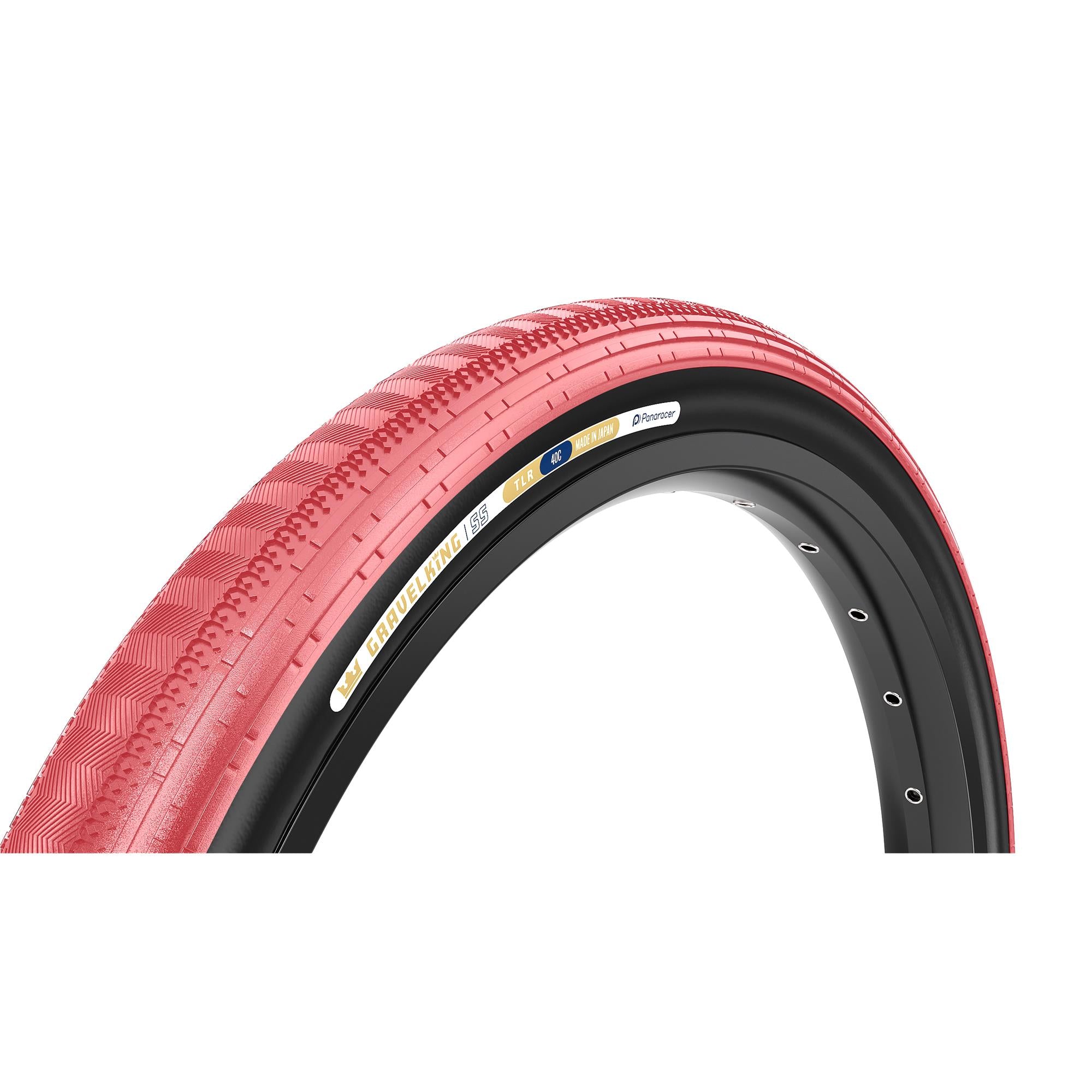 Panaracer GravelKing SS Colour Edition 2026 TLR Gravel Tyre: SAKURA/BLACK 700X40C